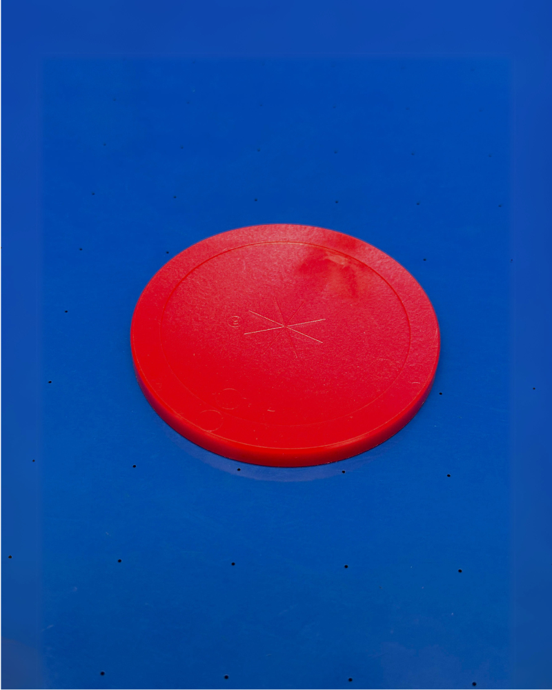 Red Air Hockey Puck